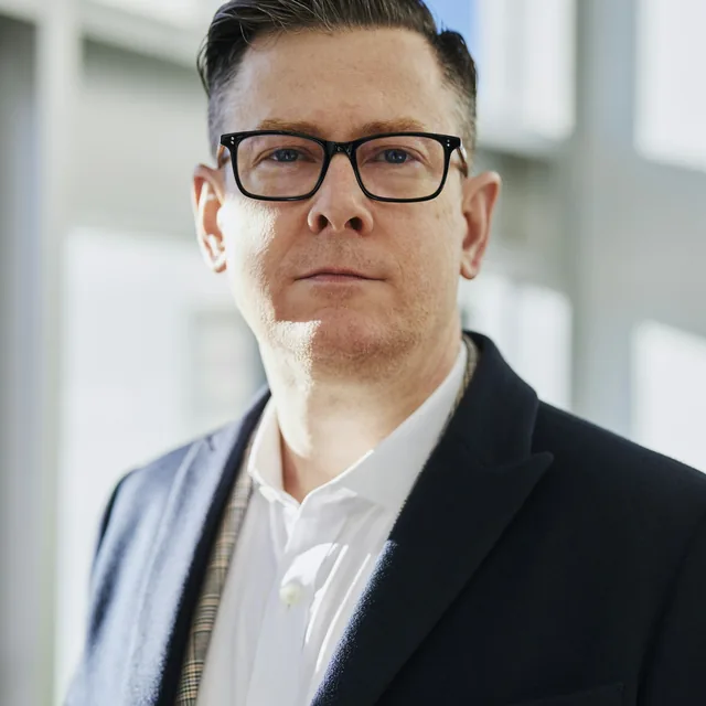 Portrait of the studio's commercial director