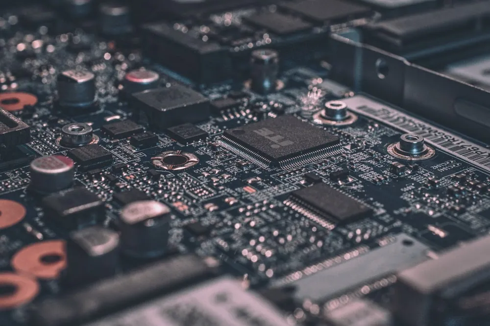 Circuit board representing enterprise technology platforms