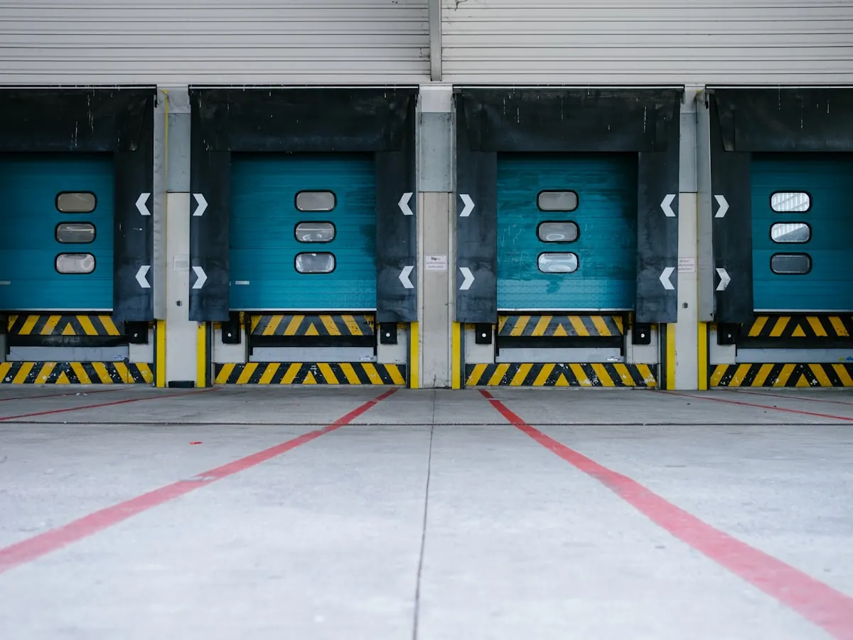 Loading bays at a SwiftRoute hub